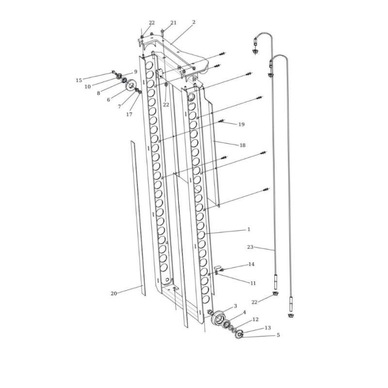 CÂBLE, LEVAGE ZS84013079 ORIGINAL SNAPPER