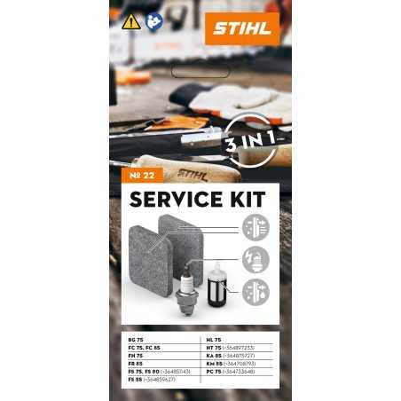 Kit d'entretien STIHL numéro 22 pour les débroussailleuses FS75 - FS80 - FS85 | NewgardenParts.com
