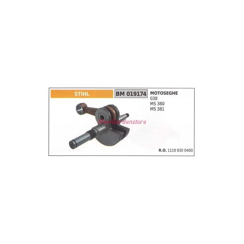 Cigüeñal del motor de la motosierra STIHL 038 MS 380 381 019174