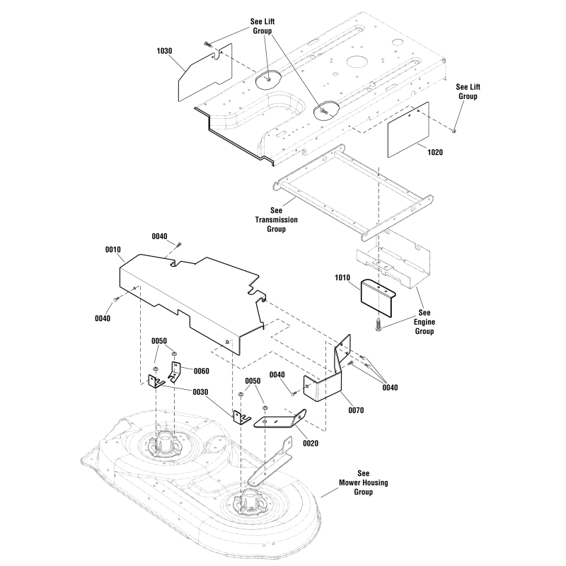 BRACKET, Belt Cover, Front ZS1736518BMYP GENUINE SNAPPER BRACKET, Belt Cover, Front ZS1736518BMYP GENUINE SNAPPER