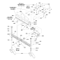 WELDMENT, Caster Yoke &amp- Spindle, Black ZS1733448BMYP ORIGINAL SNAPPER