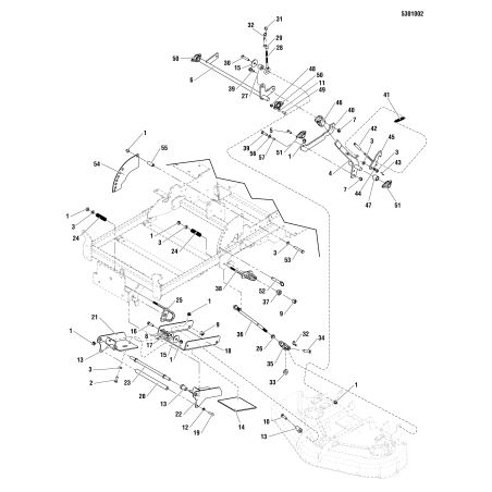 SPACER, .39 X 1.00 X .88 ZS5047125 ORIGINAL SNAPPER | NewgardenParts.com