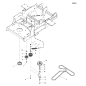 ORIGINAL SNAPPER TENSIONING PULLEY ZS5021079