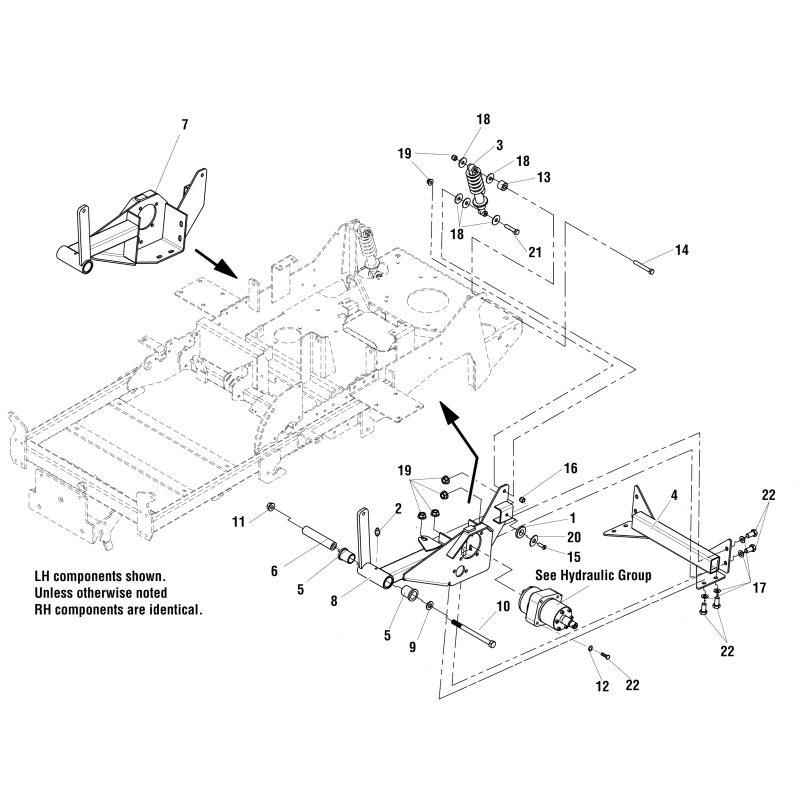 SHOCK ABSORBER . ZS5023483SM ORIGINAL SNAPPER