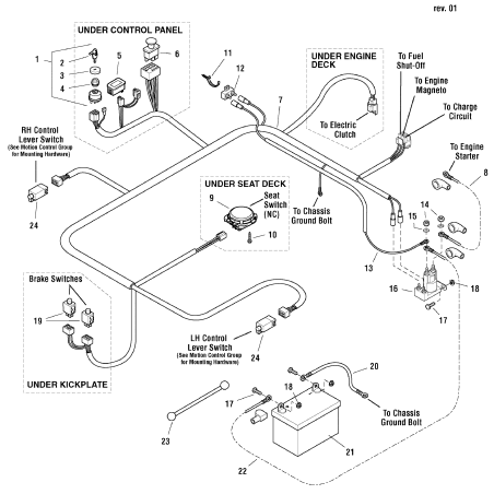 INTERRUPTOR, NC, CON BASE ENCHUFABLE ZS5100541 ORIGINAL SNAPPER | NewgardenParts.com