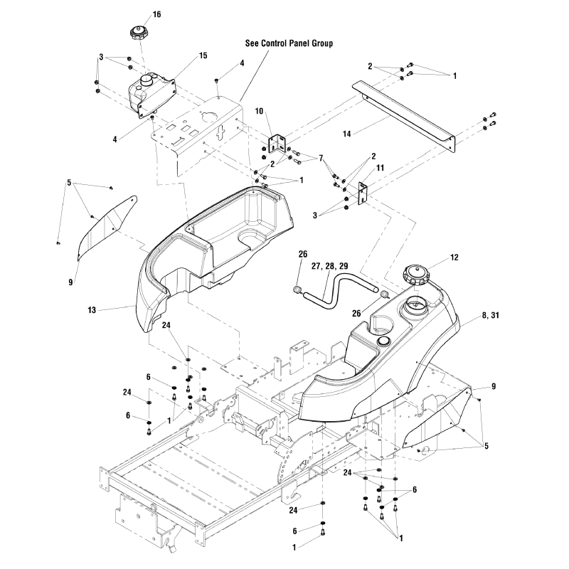 TAPPO, BENZINA, VENTILATO ZS5101651 ORIGINALE SNAPPER