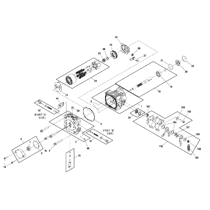 KIT VALVOLA BYPASS * . ZS5023412 ORIGINALE SNAPPER