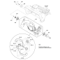 CAPUCHON, ROULEMENT ZS1739229A SNAPPER ORIGINAL
