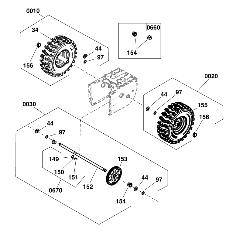 KIT, Wheel and Tire, Left ZS707533 ORIGINAL SNAPPER KIT, Wheel and Tire, Left ZS707533 ORIGINAL SNAPPER