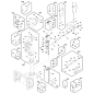 KIT, Deflector for cable duct ZS771734 ORIGINAL SNAPPER