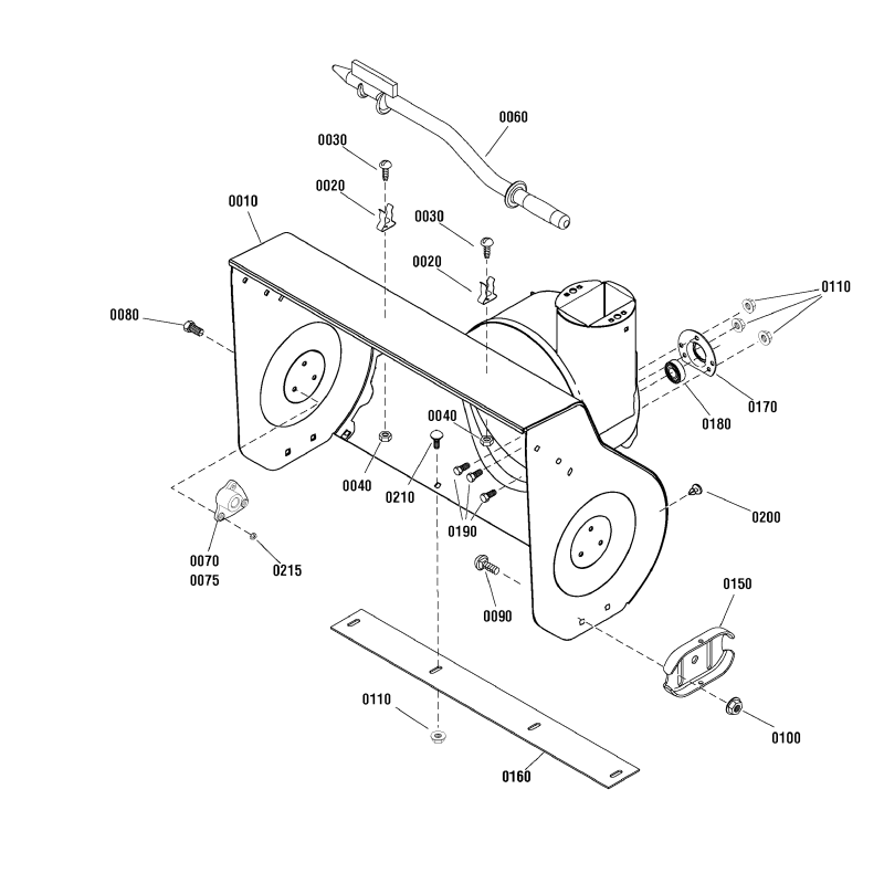 BEARING, Auger, LH ZS1739761 ORIGINAL SNAPPER