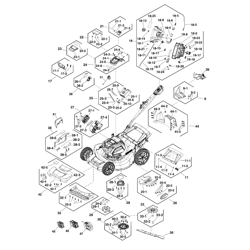 KIT, Deflettore posteriore ZS771760 ORIGINALE SNAPPER
