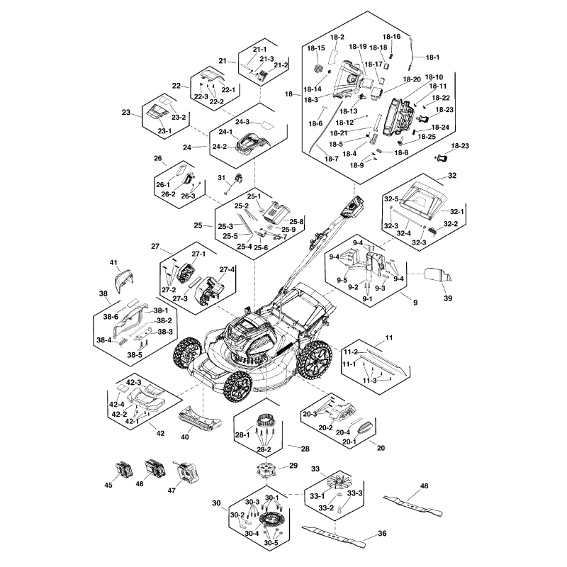 KIT, Pulsante di avviamento ZS771611 ORIGINALE SNAPPER