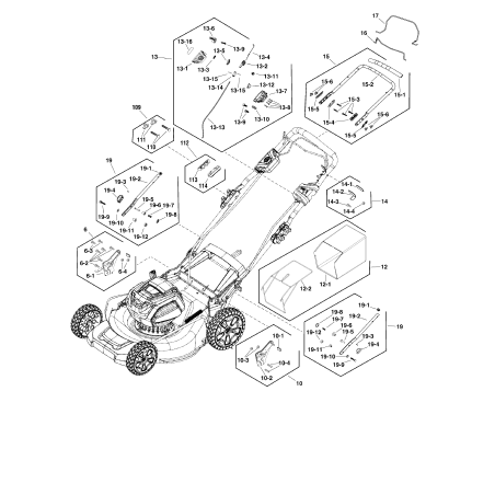 GROUPE DE COLLECTEUR D'HERBE SNAPPER ORIGINAL ZS770182 | NewgardenParts.com