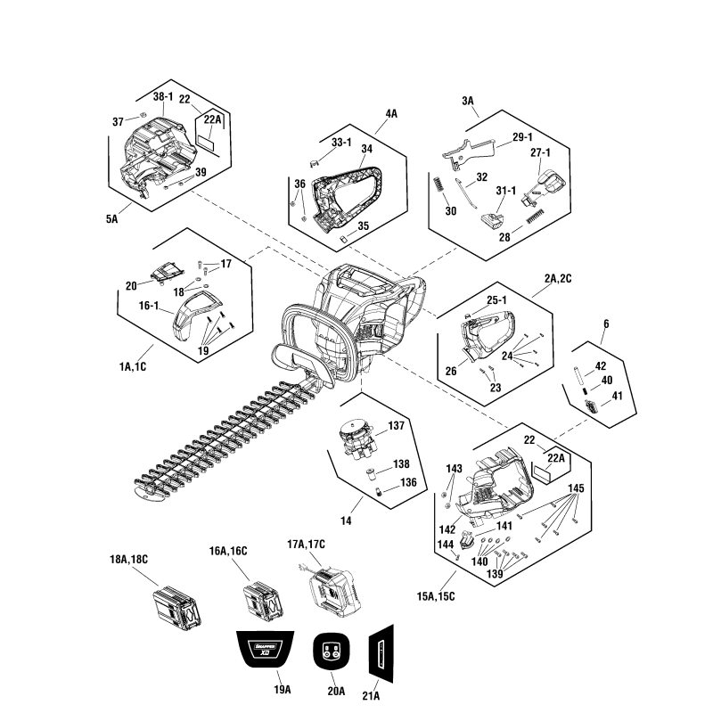 KIT, MOTORE ZS770220 ORIGINALE SNAPPER
