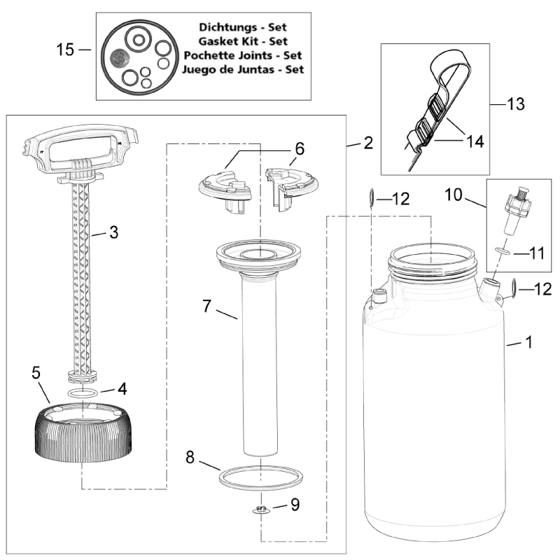 Cylinder SR407383452 ORIGINAL ONLY