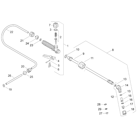 Kopf mit Flachdüse. Nur Originalteil SR4900522. | NewgardenParts.com