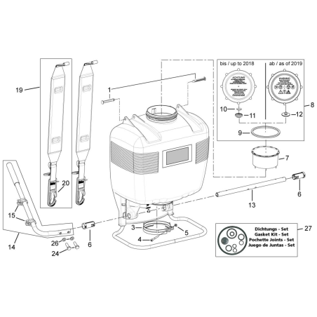 Gancho de plástico SR13205 SOLO ORIGINAL | NewgardenParts.com