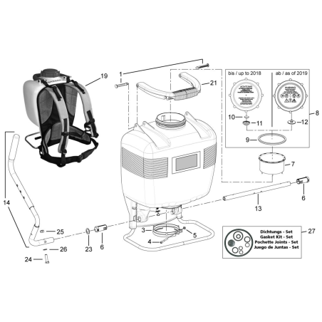 Kit de juntas SR49578 SOLO ORIGINAL | NewgardenParts.com