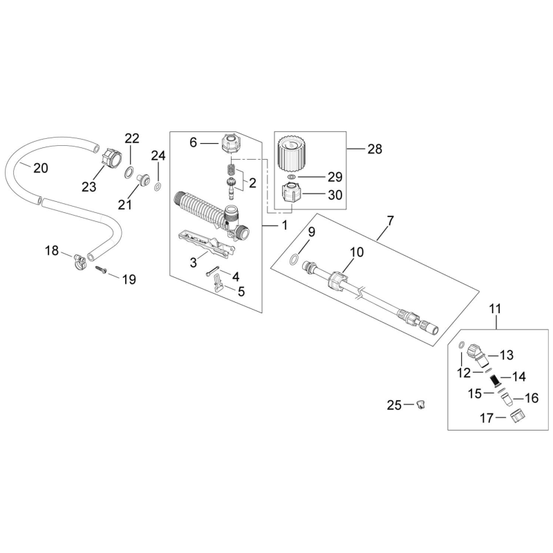 Buse réglable SR13528 ORIGINALE UNIQUEMENT