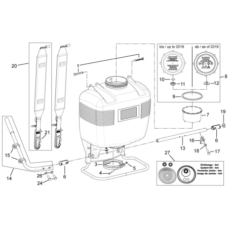 Kit de juntas SR49443 SOLO ORIGINAL | NewgardenParts.com