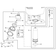 Bombola di pressione SR4400322 ORIGINALE SOLO | NewgardenParts.com