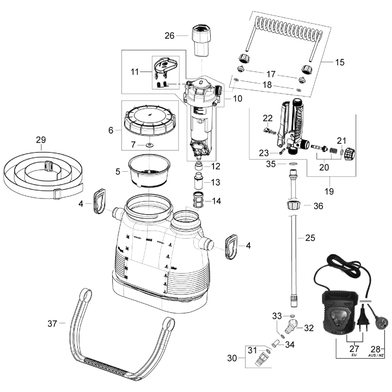 ORIGINAL SR15240 DIAPHRAGM PUMP ONLY