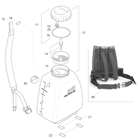 Cubierta SR4074123 SOLO ORIGINAL | NewgardenParts.com