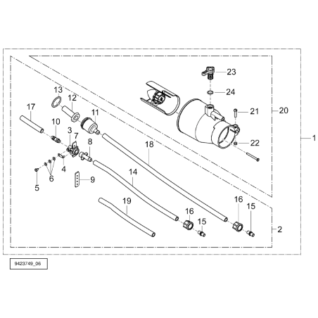 Manguera SR0064412 SOLO ORIGINAL | NewgardenParts.com