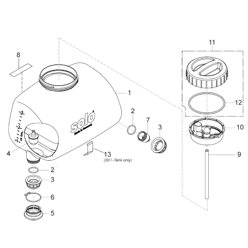Threaded collar SR407426817 ORIGINAL ONLY