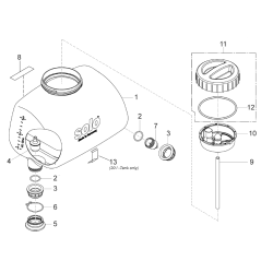 Tapa de tanque SR420032417 SOLO ORIGINAL
