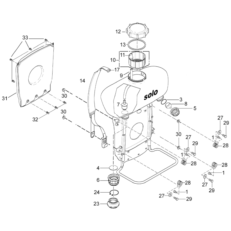 Gepolsterter Niet SR10452 NUR ORIGINAL
