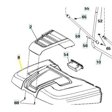 COUVERCLE DE SAC 583825901 ORIGINAL HUSQVARNA | NewgardenParts.com