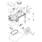 DOWN HOUSING XR50027768 ORIGINALE WORX