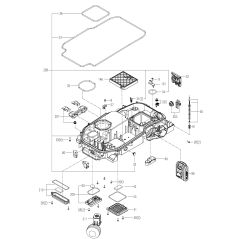 Original Worx XR50048506 base | NewgardenParts.com