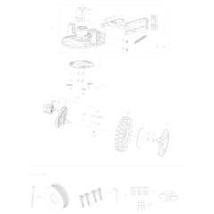 Original Worx XR50048579 Cutting Motor Set | NewgardenParts.com