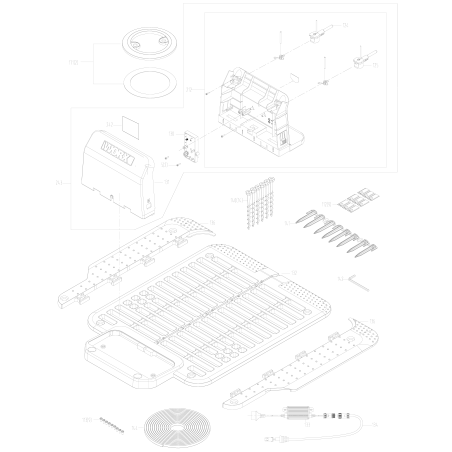 Original Worx XR50048156 Card Reader Component | NewgardenParts.com