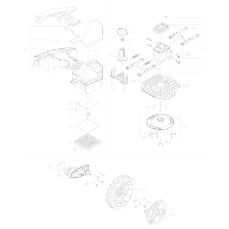 ORIGINAL WORX WR208E XR50049410 KNIFE DISC | NewgardenParts.com