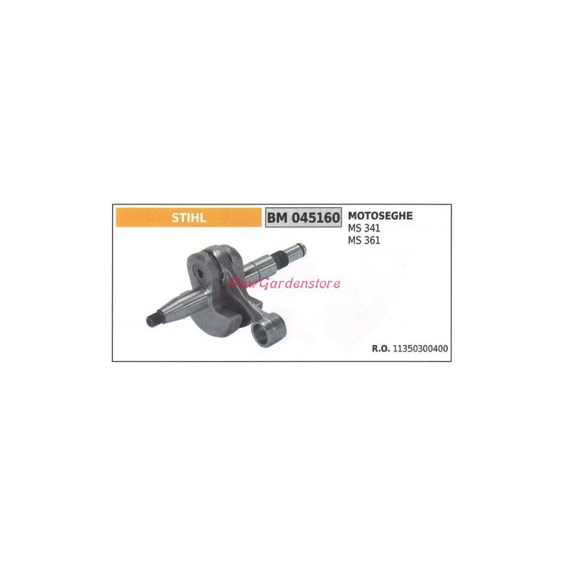 Arbre d'entraînement STIHL pour moteur de scie MS 341 361 045160