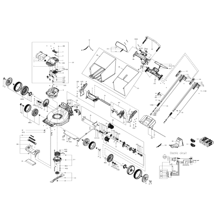 Original Worx XR50044652 Grass Collector Assembly | NewgardenParts.com