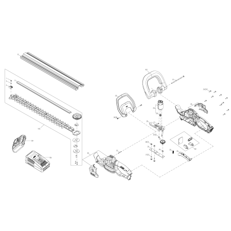 Original Worx XR50047973 Motor Set | NewgardenParts.com