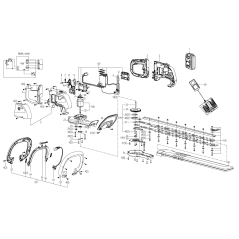 Front handle assembly XR50048225 GENUINE WORX | NewgardenParts.com