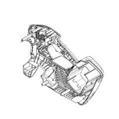 RIGHT CARTER 584157302 ORIGINAL HUSQVARNA | NewgardenParts.com