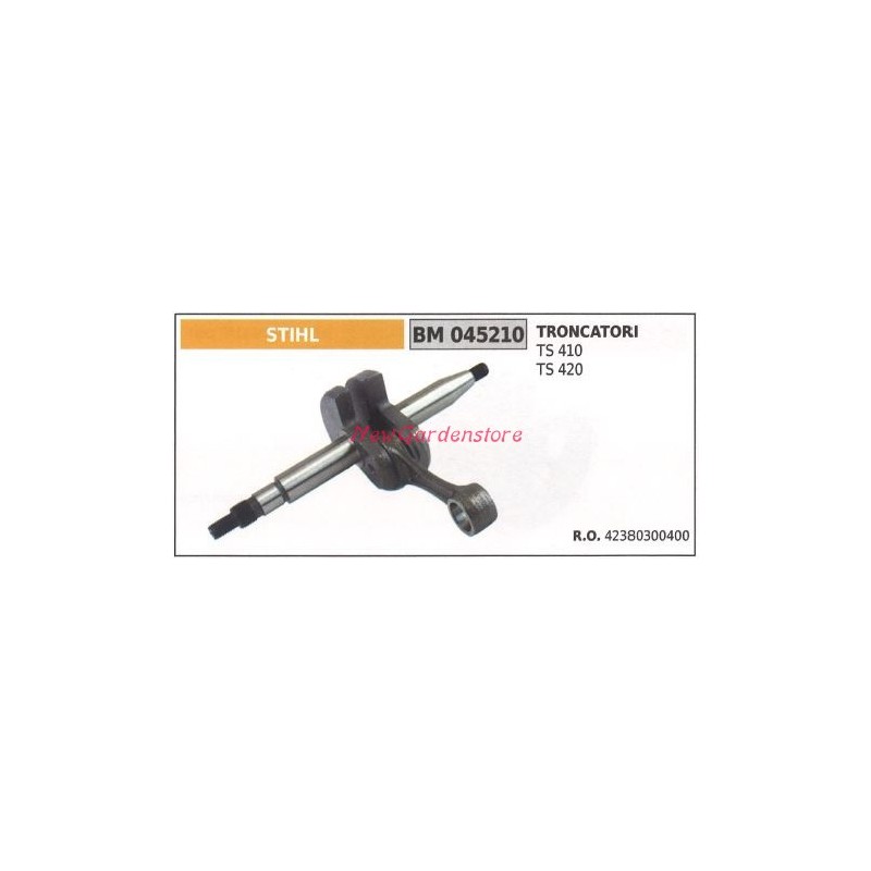 Eje de transmisión STIHL para motor de cortasetos TS 410 420 045210