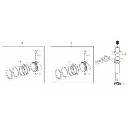 Drive Shaft Lawn Mower Mower Models GH53TK ORIGINAL EMAK L66151577 | NewgardenParts.com