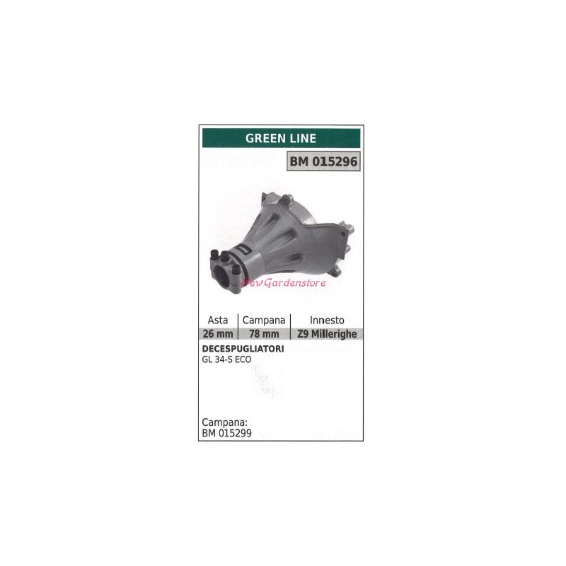 Carter frizione GREENLINE decespugliatore GL 34-S ECO 015296