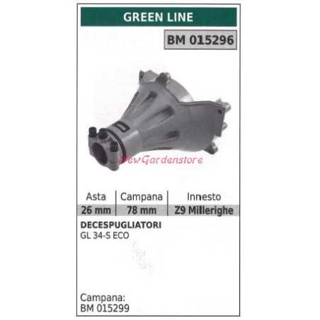 Carter d'embrayage débroussailleuse GREENLINE GL 34-S ECO 015296 | NewgardenParts.com