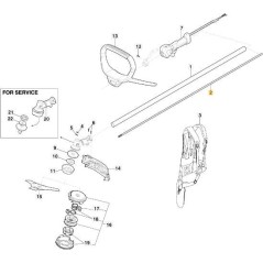 ALBERO TRASMISSIONE D. 8mm ORIGINALE STIGA - 118805086/0 | NewgardenParts.com