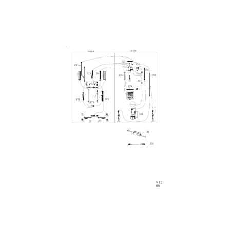 SC206 BOARD CONNECTION WIRING WITH SIM ADAPTER PLATE 30030200504 FOR DCK KDRM220-4G, KDRM210 | NewgardenParts.com