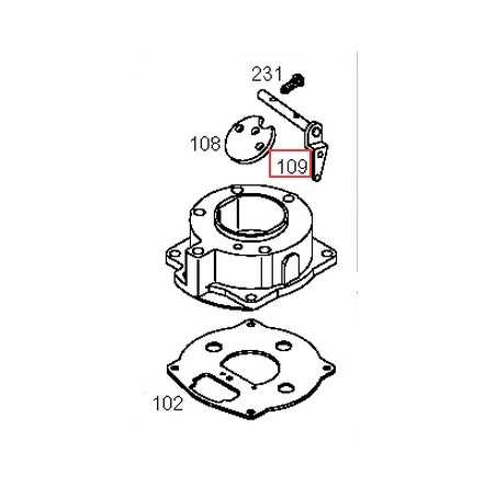 Original BRIGGS & STRATTON lawn mower engine throttle shaft set 693498 | NewgardenParts.com